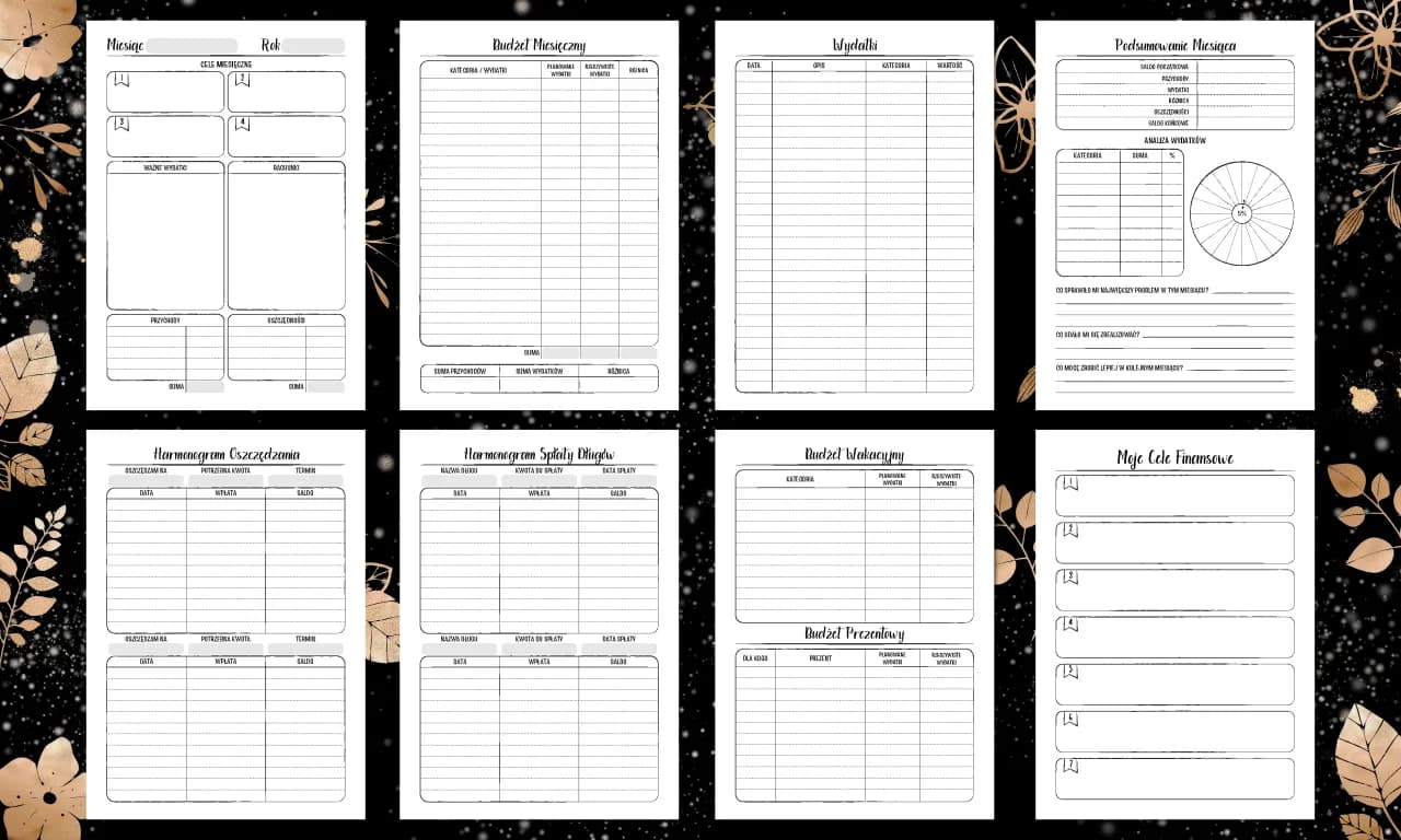 Darmowy planer wydatków PDF do uporządkowania domowych finansów