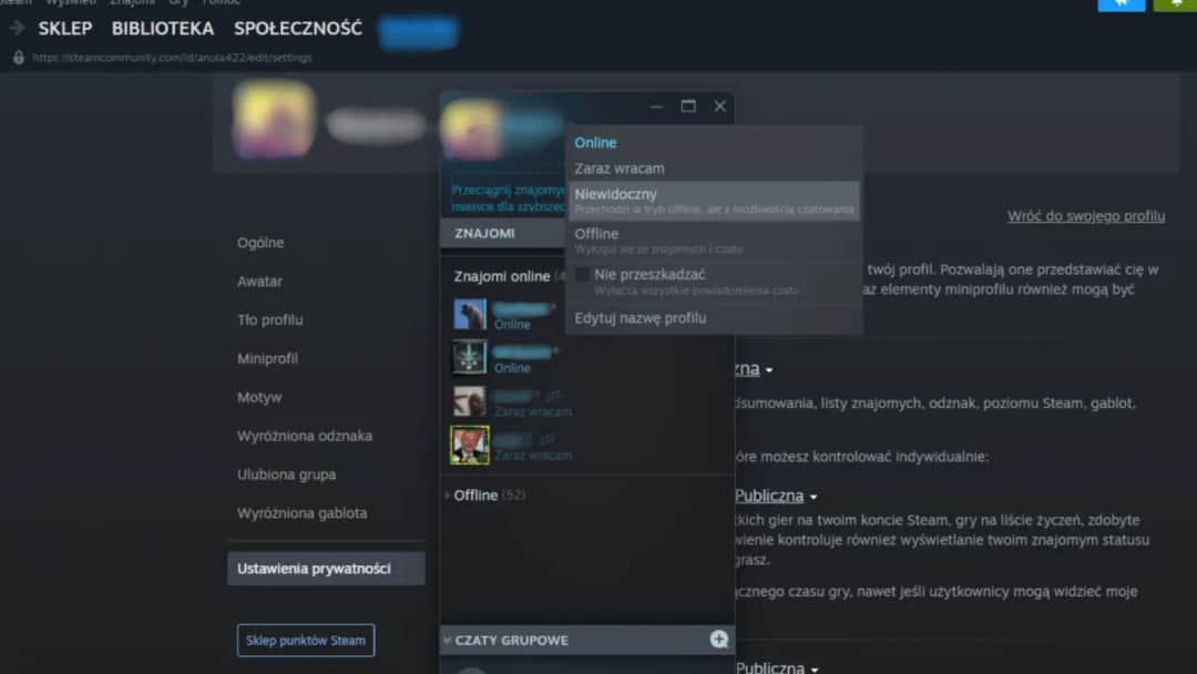 Graj incognito! Ukryj gry i aktywność na Steam, PS, Xbox