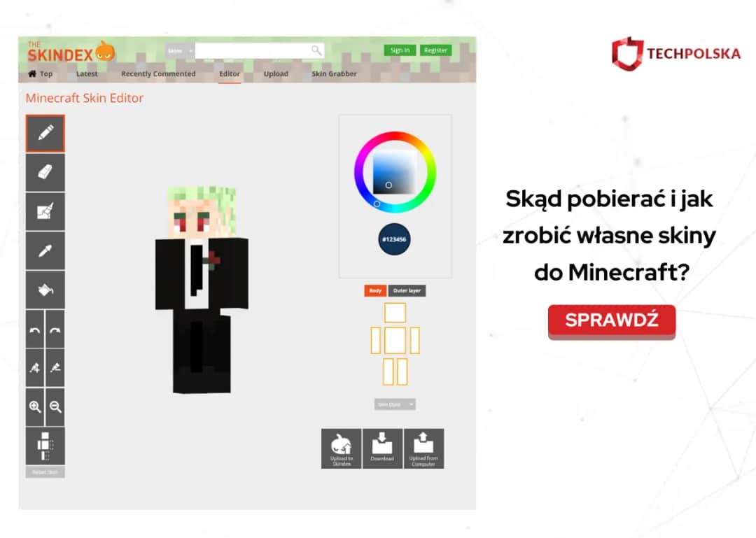 Stwórz własnego skina do Minecraft: Poradnik krok po kroku