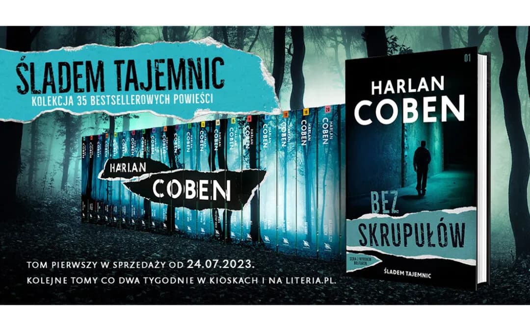 Książki Harlana Cobena - najlepsze thrillery pełne zwrotów akcji i tajemnic