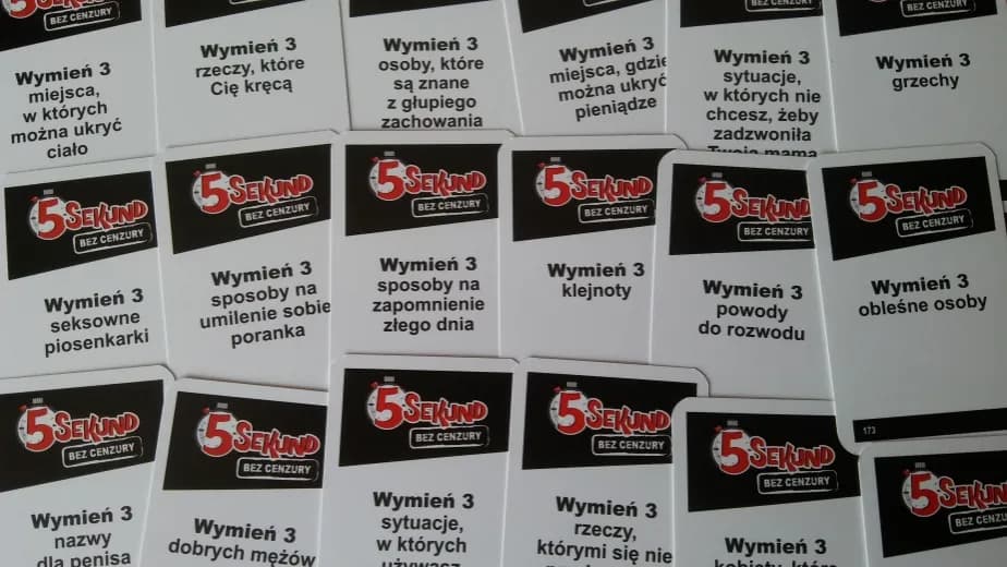 Pytania 5 sekund - 1000 pytań na randkę lub imprezę w 5 sekund 💥 Nowe pytania codziennie!