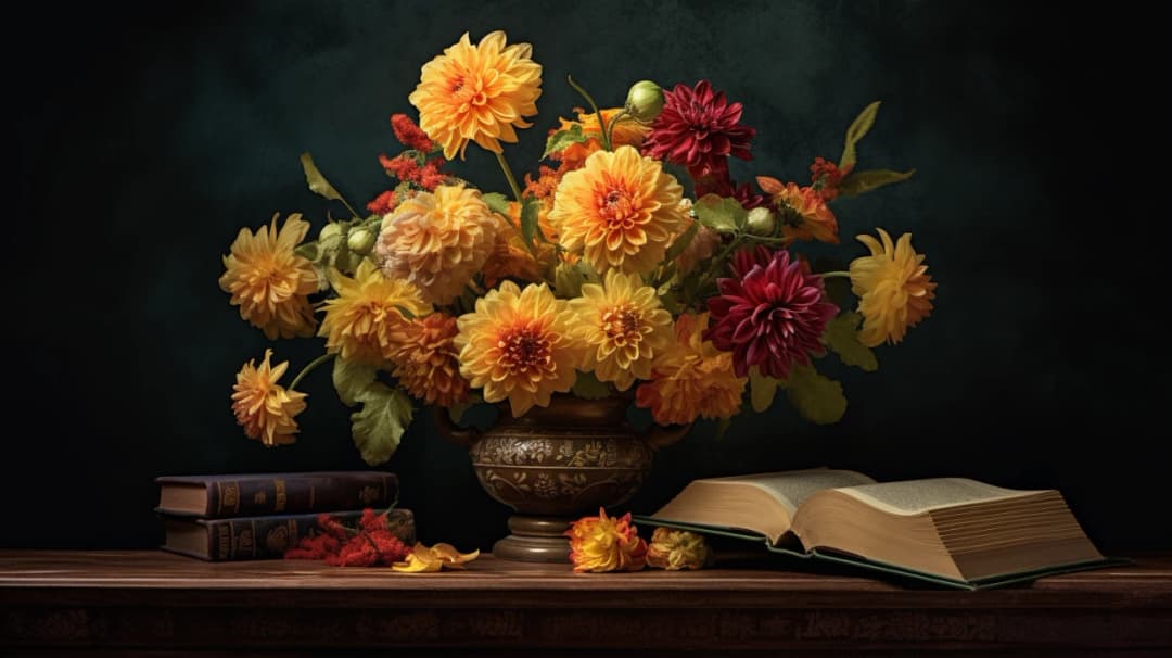 Analiza tekstu "Chryzantemy złociste": Omówienie znaczenia