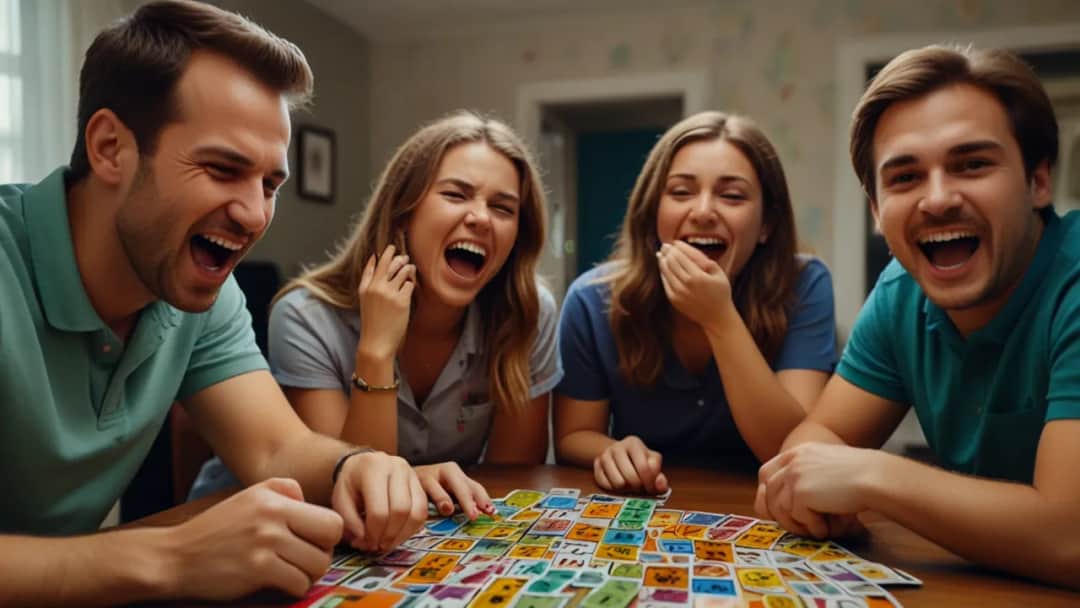 Gra planszowa Nie śmiej się - zabawna gra rodzinna