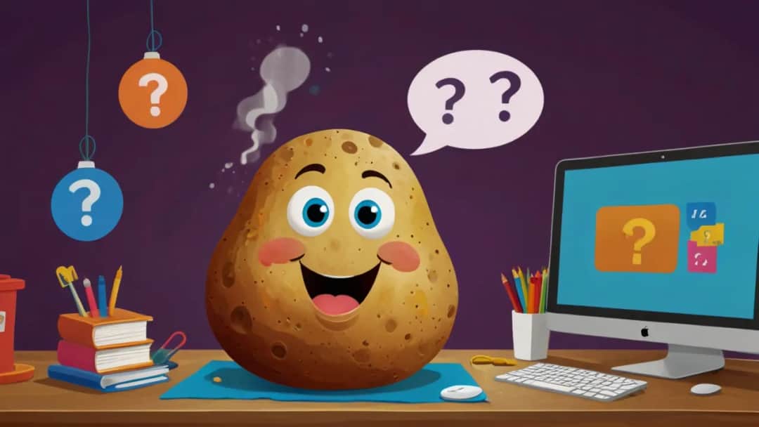 Gorący ziemniak pytania- Zagraj online w wirtualną grę i poznaj lepiej znajomych!