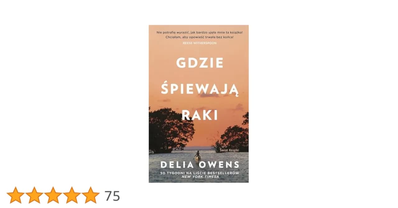 Książka Gdzie śpiewają raki - Tam, gdzie raki śpiewają