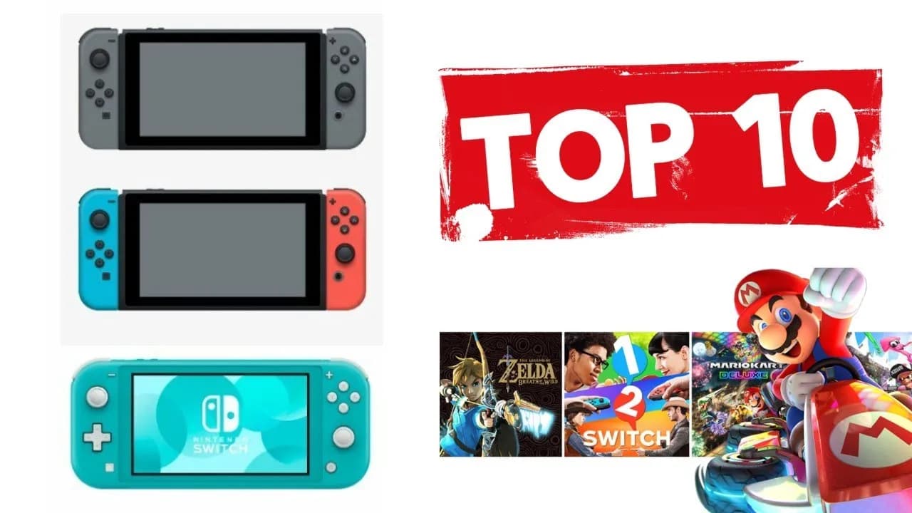 Top 20 Najlepszych Gier na Nintendo Switch w 2025 Roku