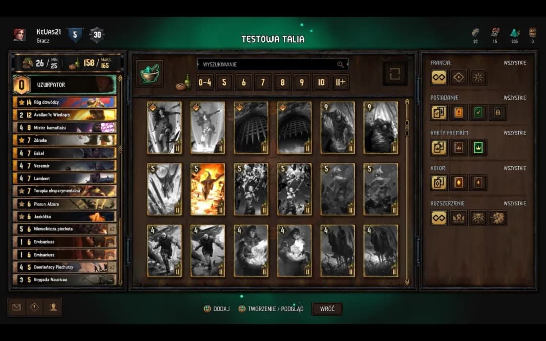 Budowanie talii w Gwint: Strategie i porady dla graczy karcianych