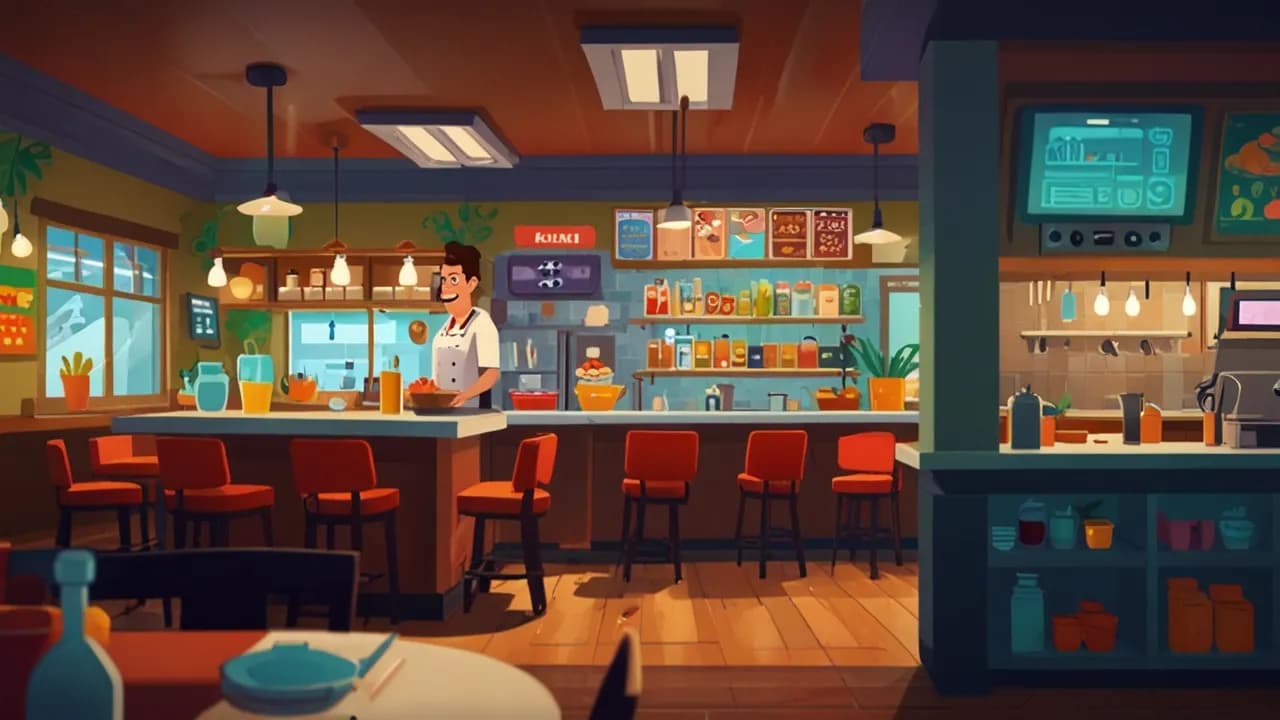 Graj w gry o prowadzeniu restauracji - symulatory obsługi klientów